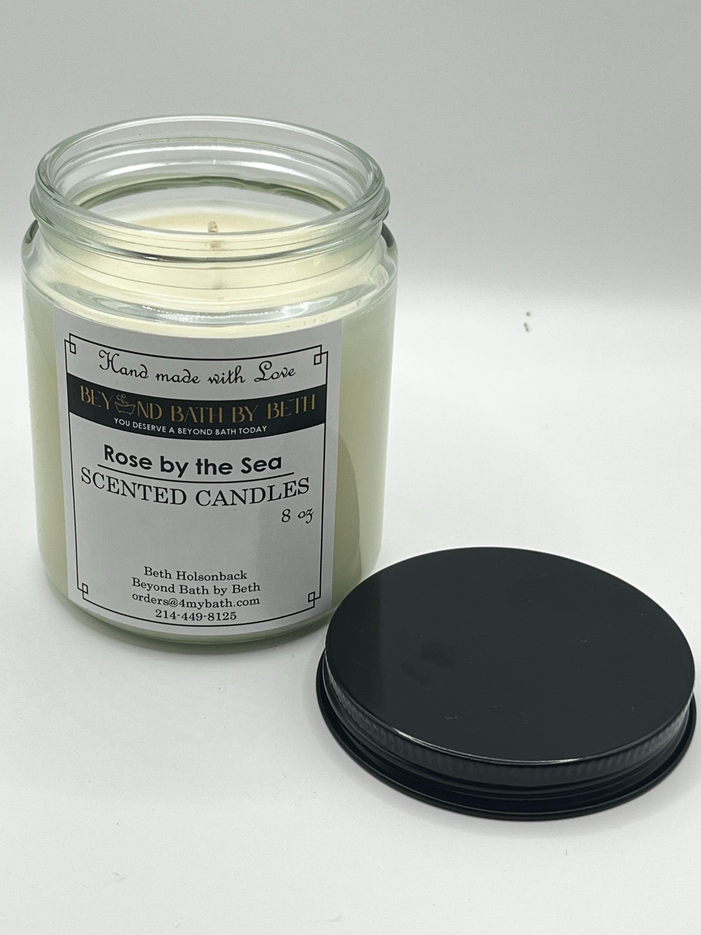 ROSE BY THE SEA CANDLE