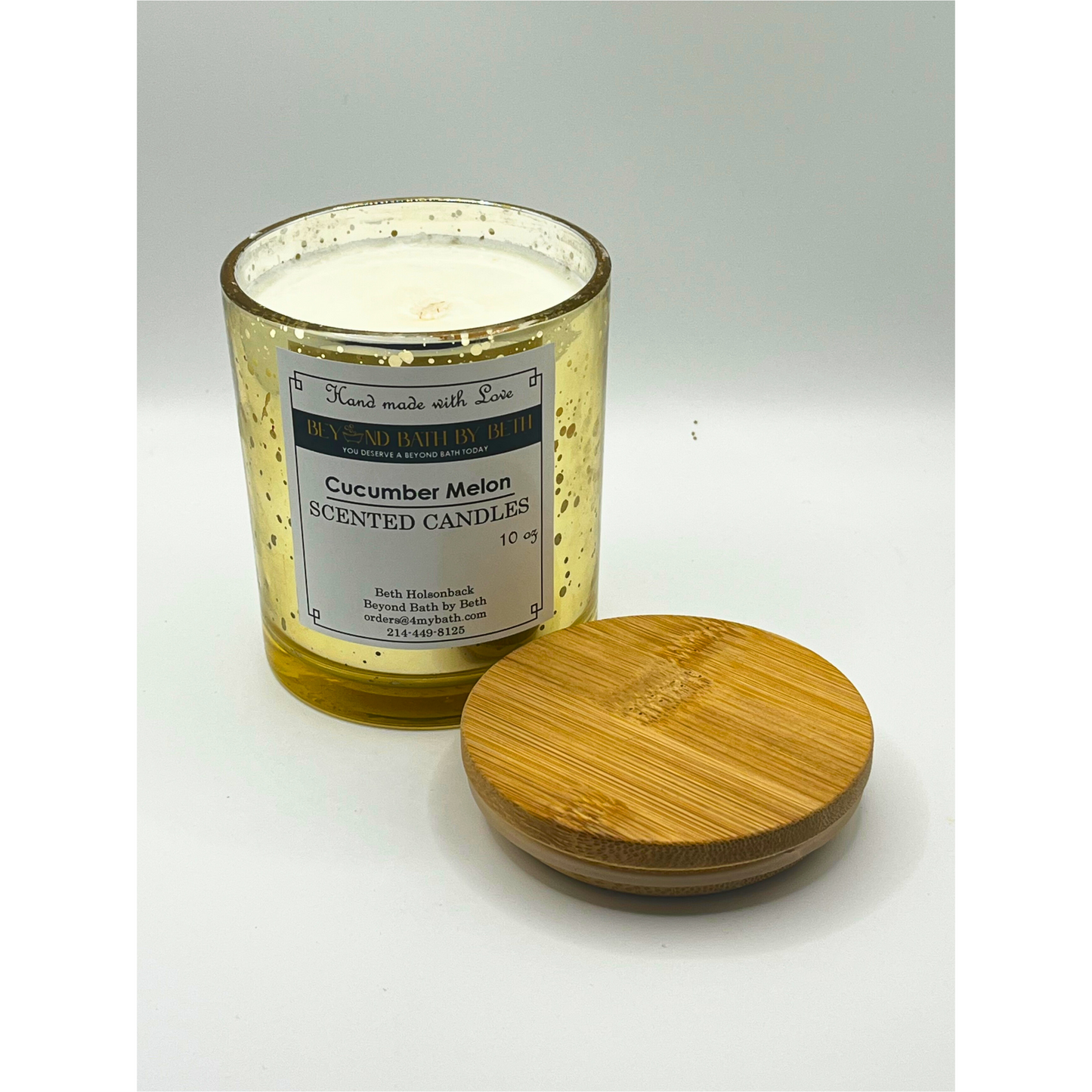 CUCUMBER MELON - MIRROR CANDLE JARS