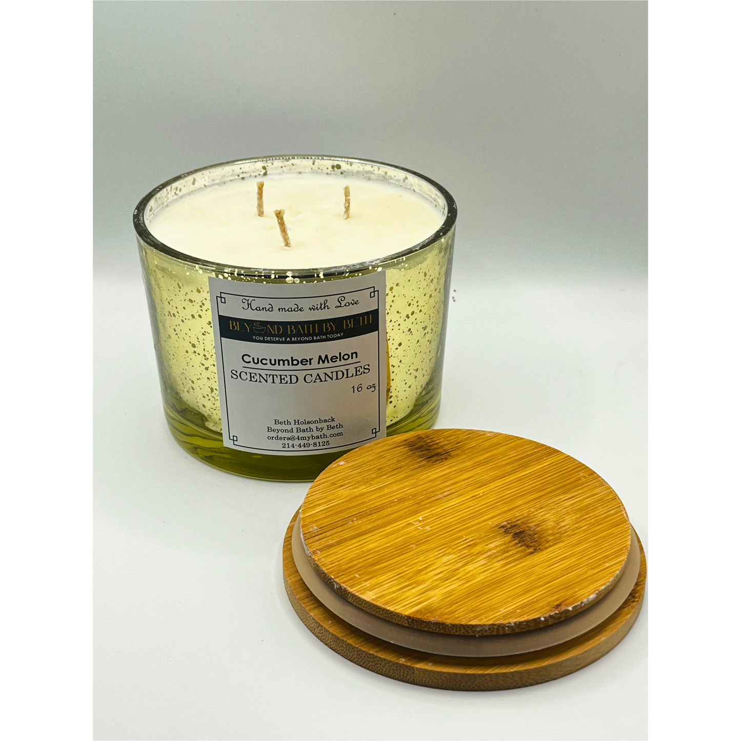 CUCUMBER MELON - MIRROR CANDLE JARS